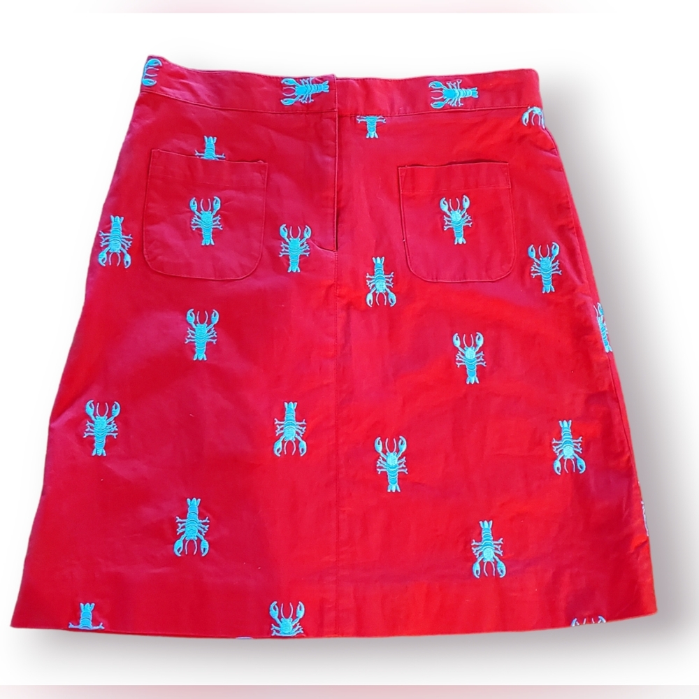Girl's Lilly Pulitzer Red Lobster Skirt Sz 10